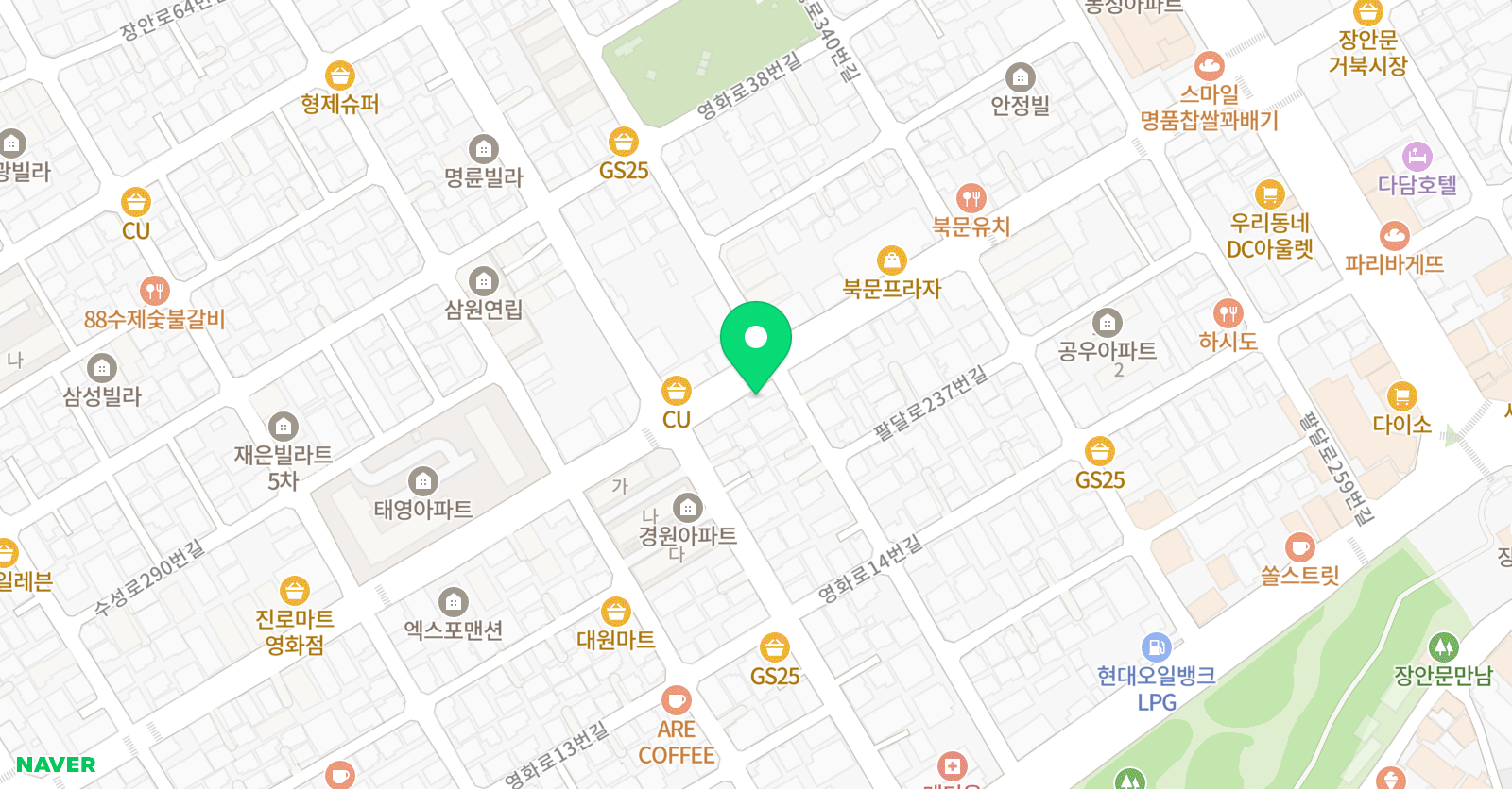 고려대 한얼 태권도장 위치