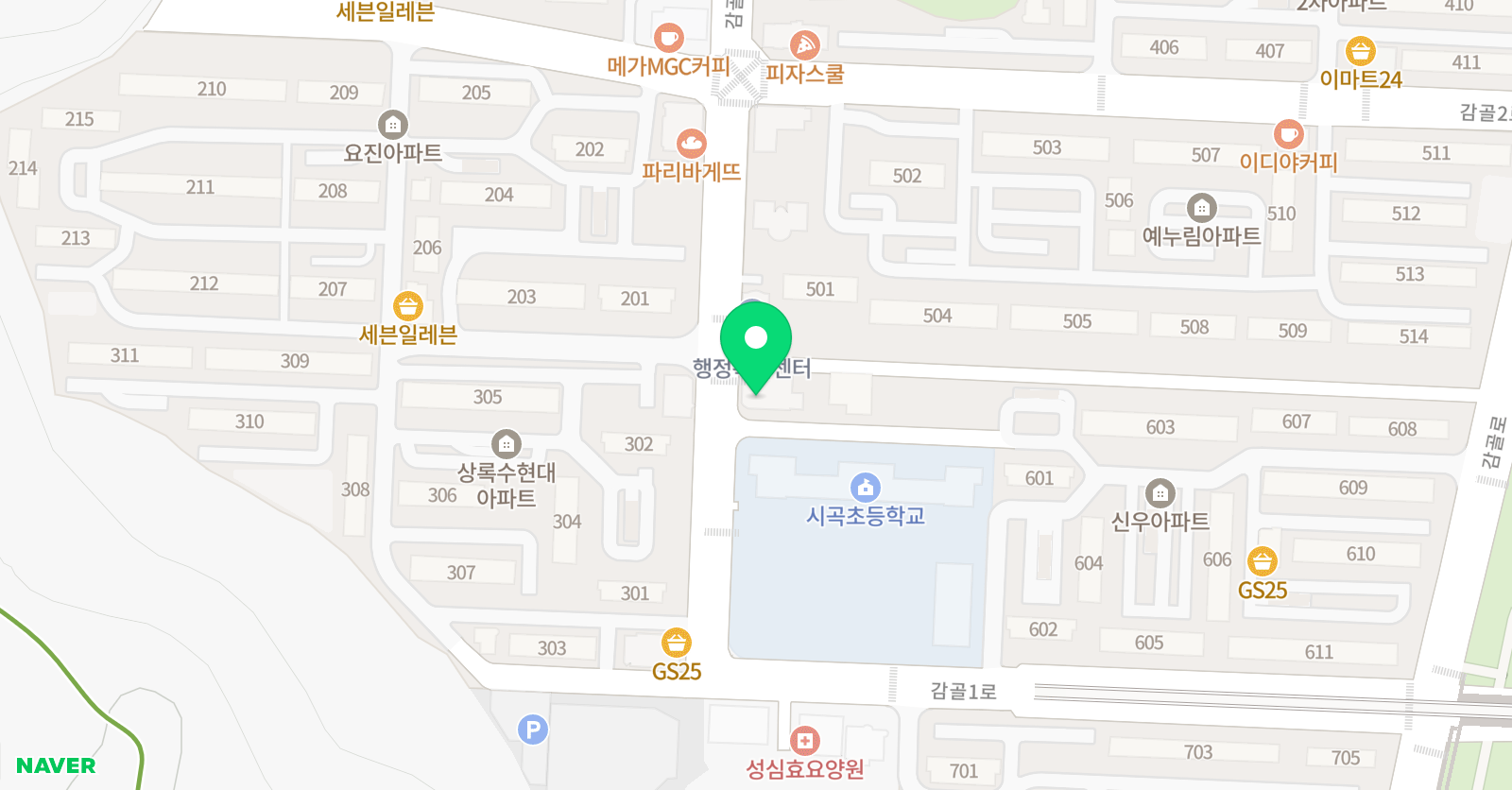 GnB 어학원 사동캠퍼스 아이그레잇 위치