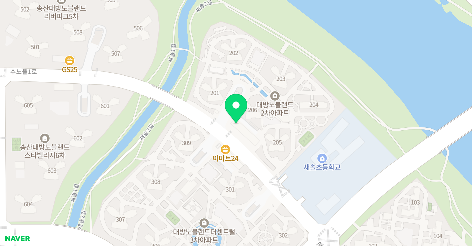 음악나라 음악학원 위치