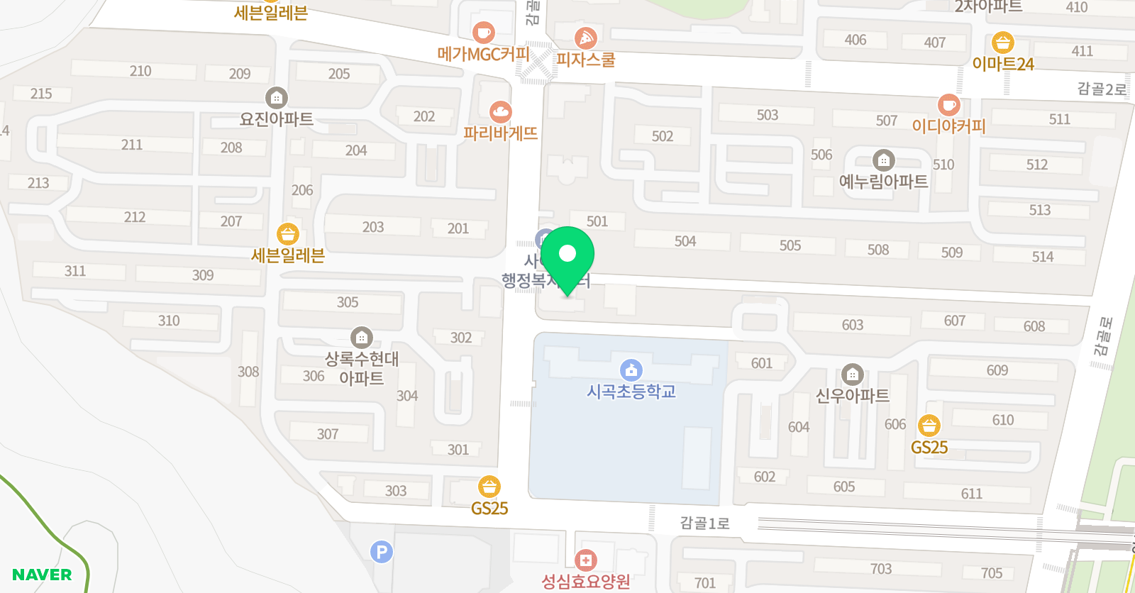 라우음악학원 위치