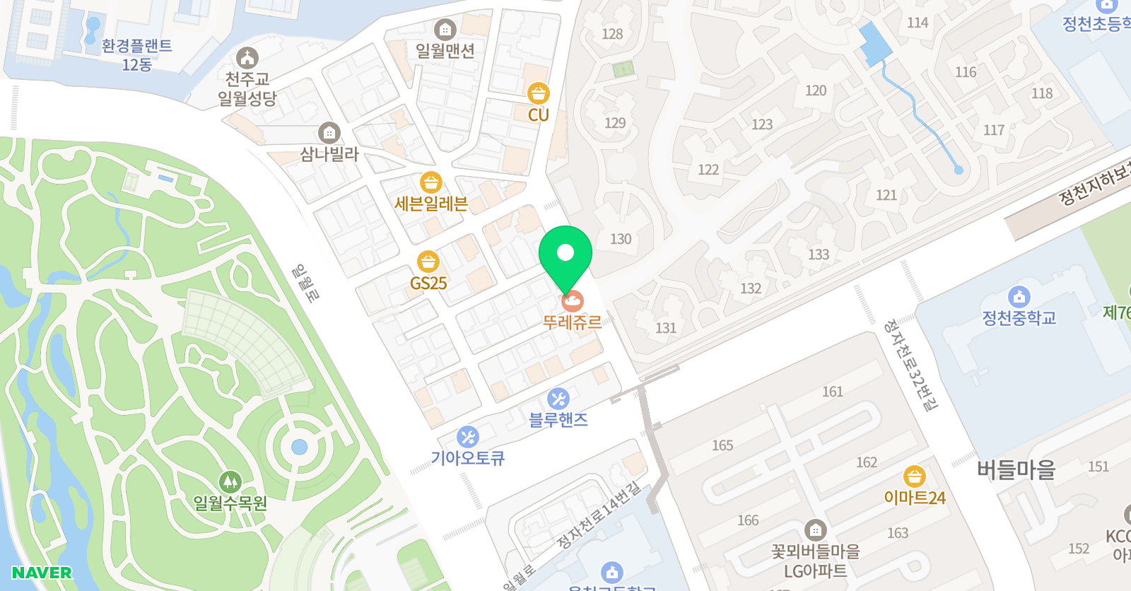 생각의숲 학원 위치