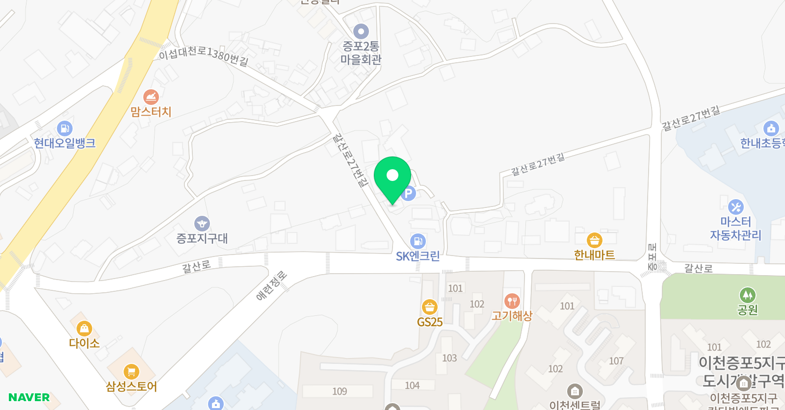 프리미엄 영어학원 위치