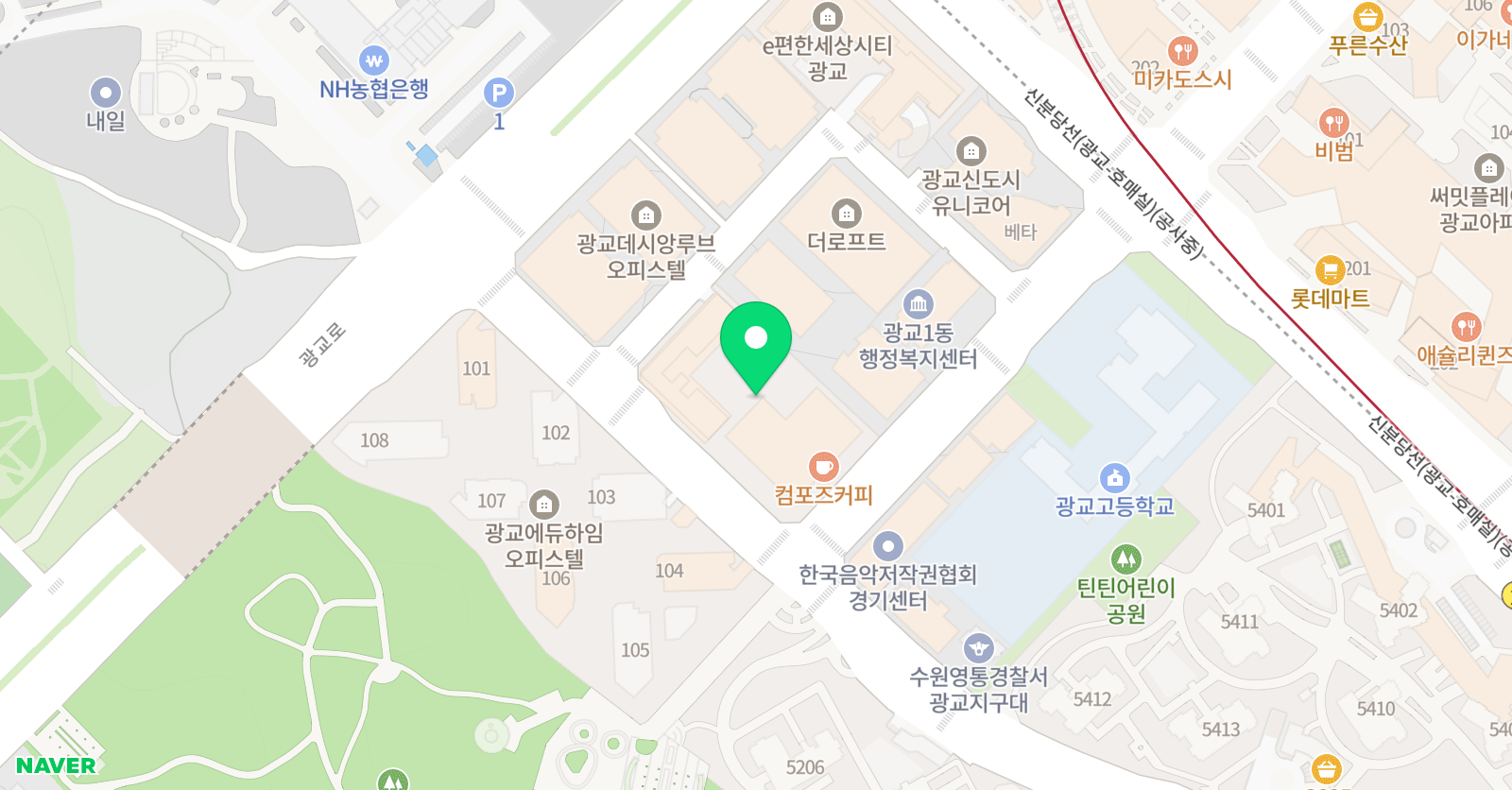 이세돌 바둑학원 광교점 위치