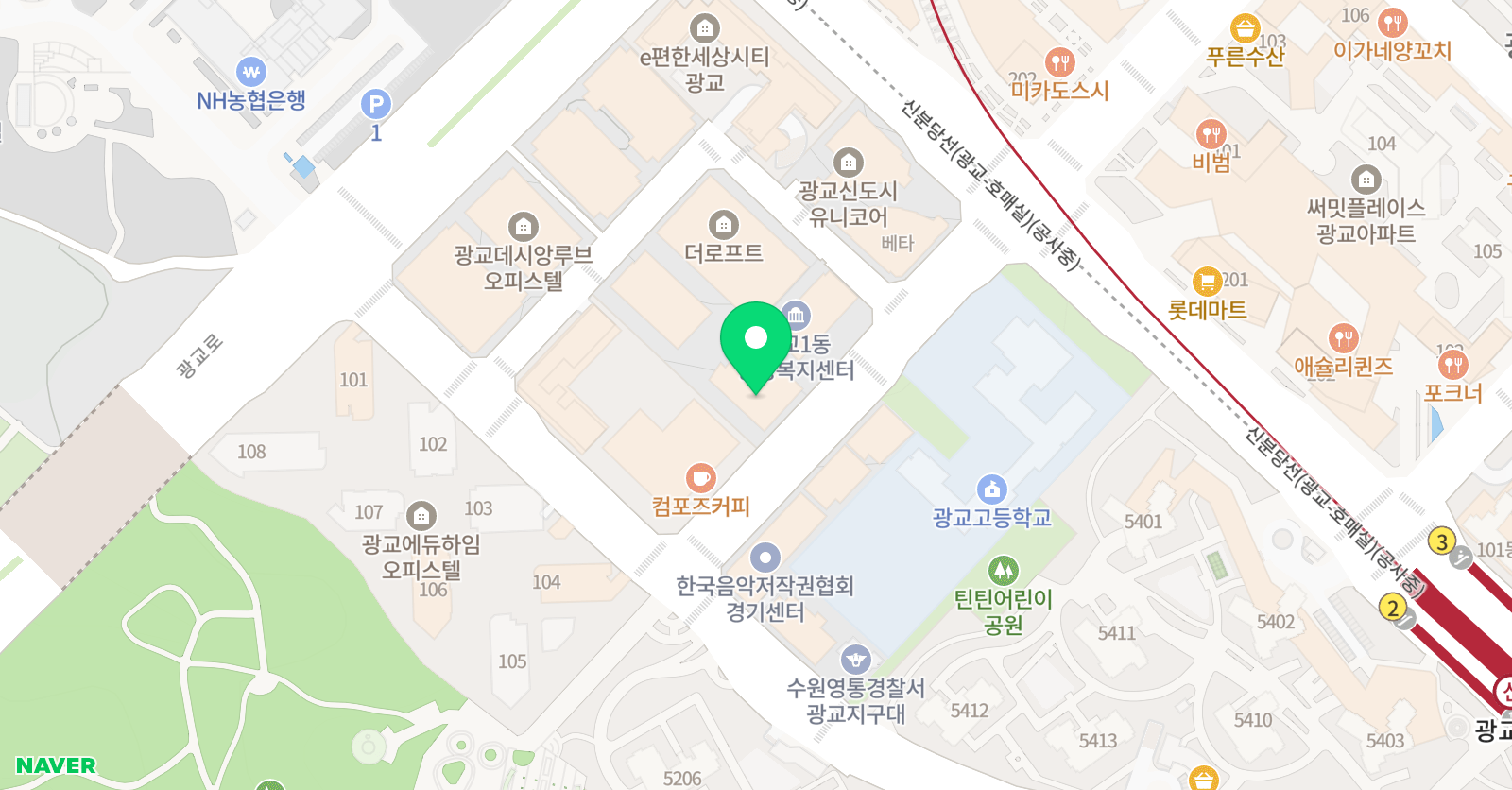 서강대학교 광교SLP 위치