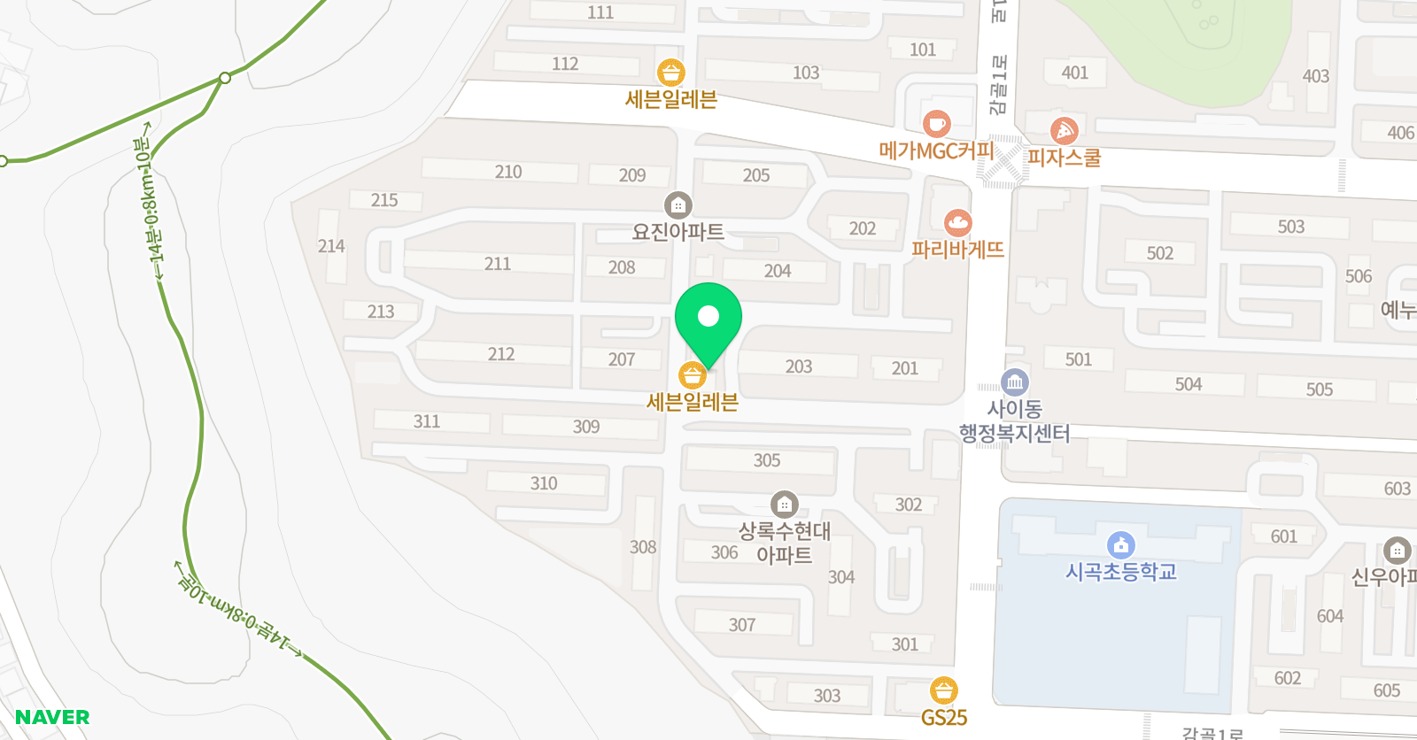 SMS수학 위치
