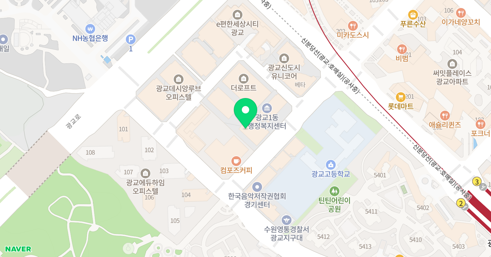 쉬르 실용음악학원 위치