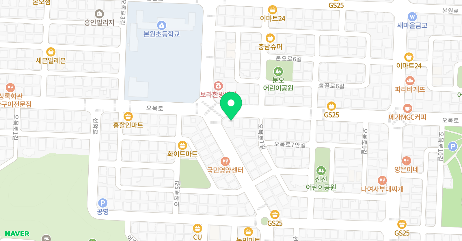 루앤 음악미술학원 위치