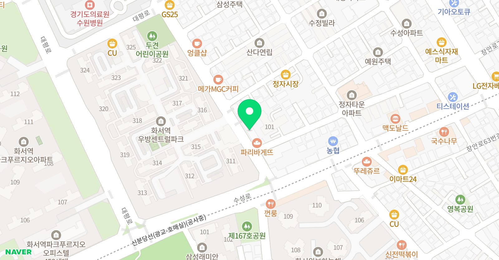 리드인 독서논술 정자점 위치