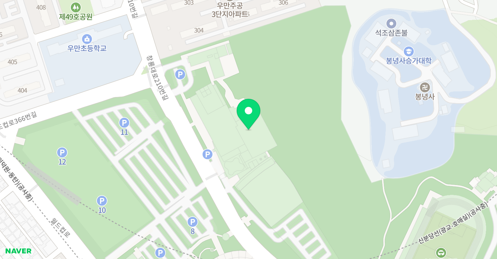 스포츠아일랜드 수영장 위치