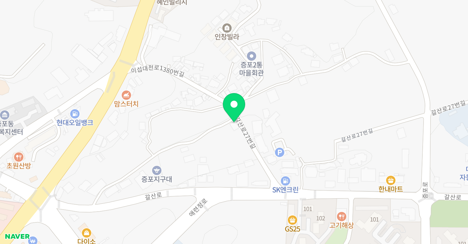 데이비드 영어교습소 위치