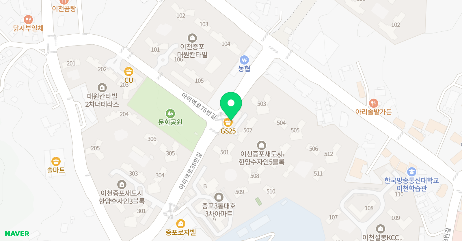 아뜰리에 미술 위치