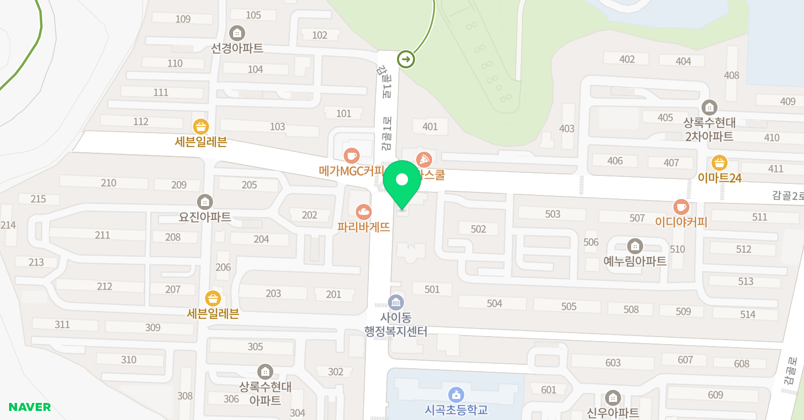 사동 경희대 태권도 위치