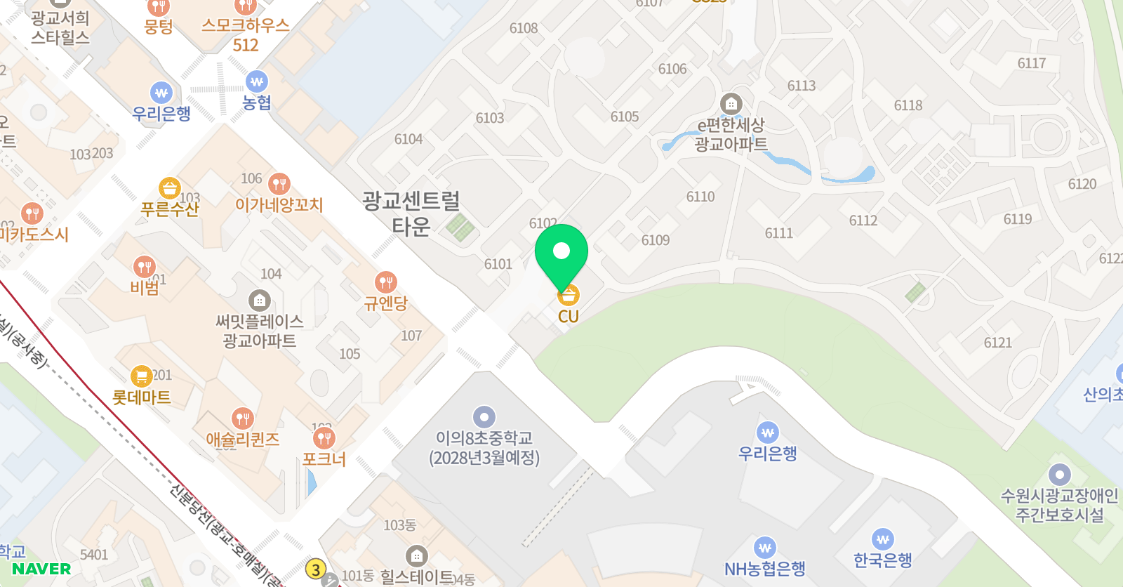 산의 음악학원 위치