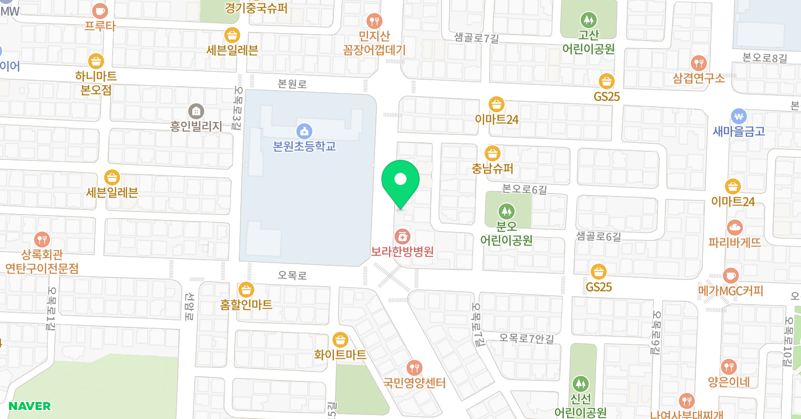 세계로 태권도 위치