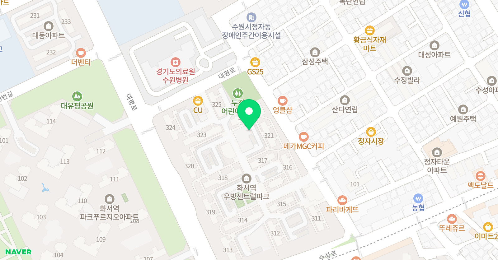 대솔 경희대태권도 위치