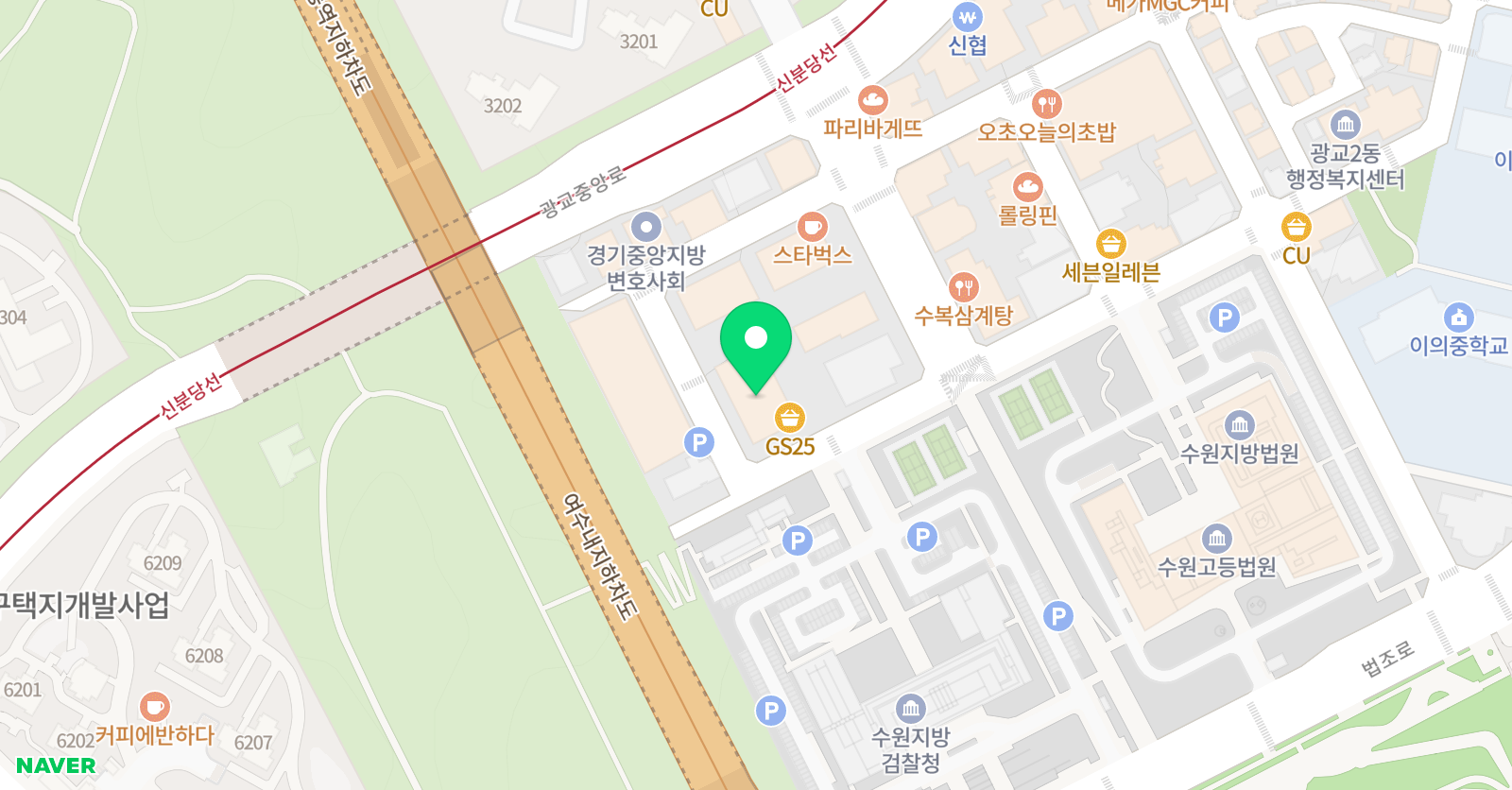 솔레아스 풋볼 수원광교점 위치