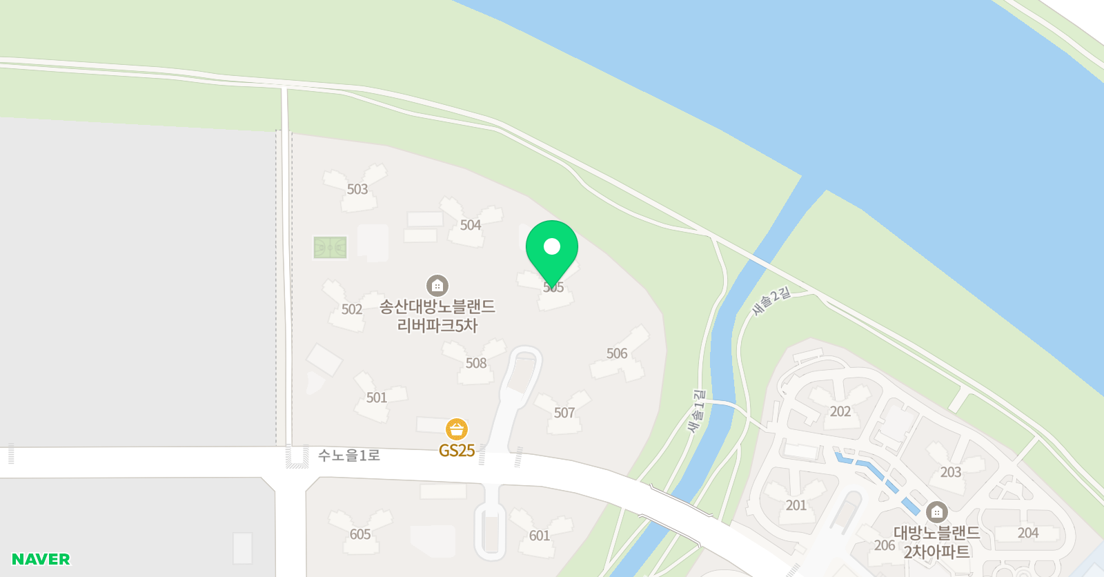 기탄 사고력교실 송산대방5차새솔초점 위치