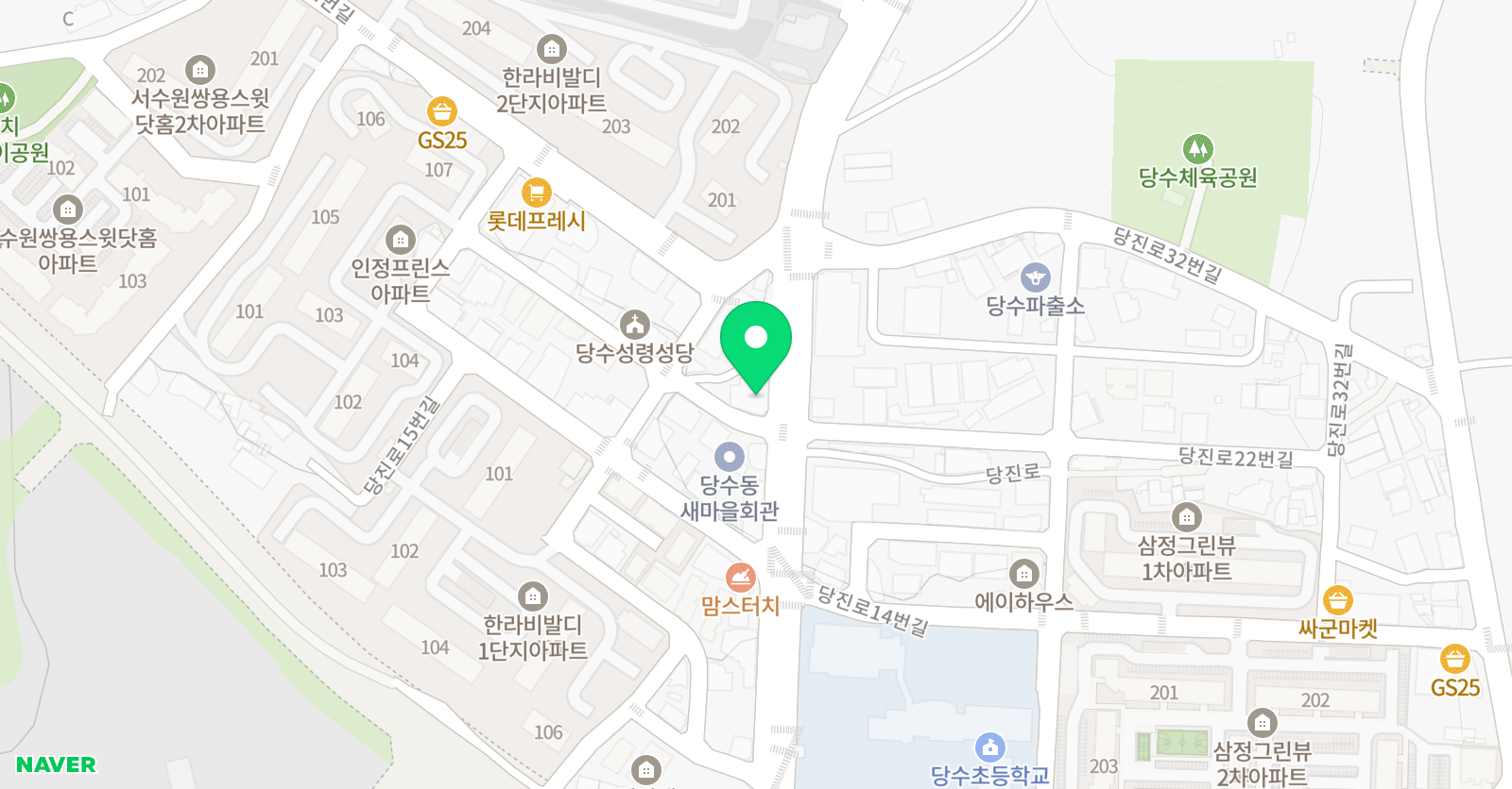 더베스트 영어학원 위치