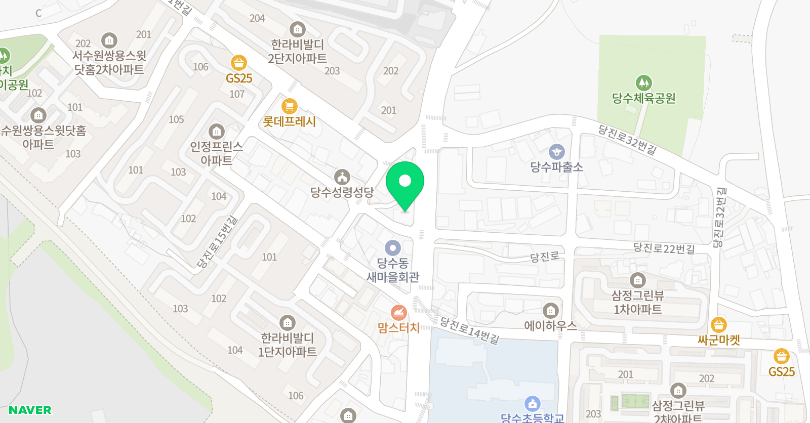 EK뮤즈 음악학원 위치