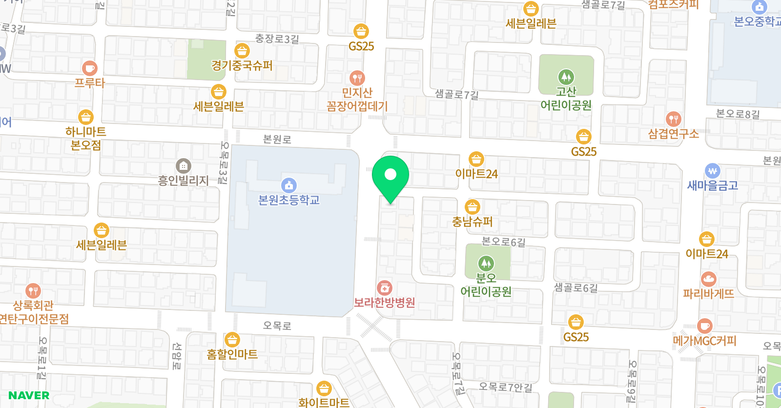딱풀리는 수학 본원초점 위치