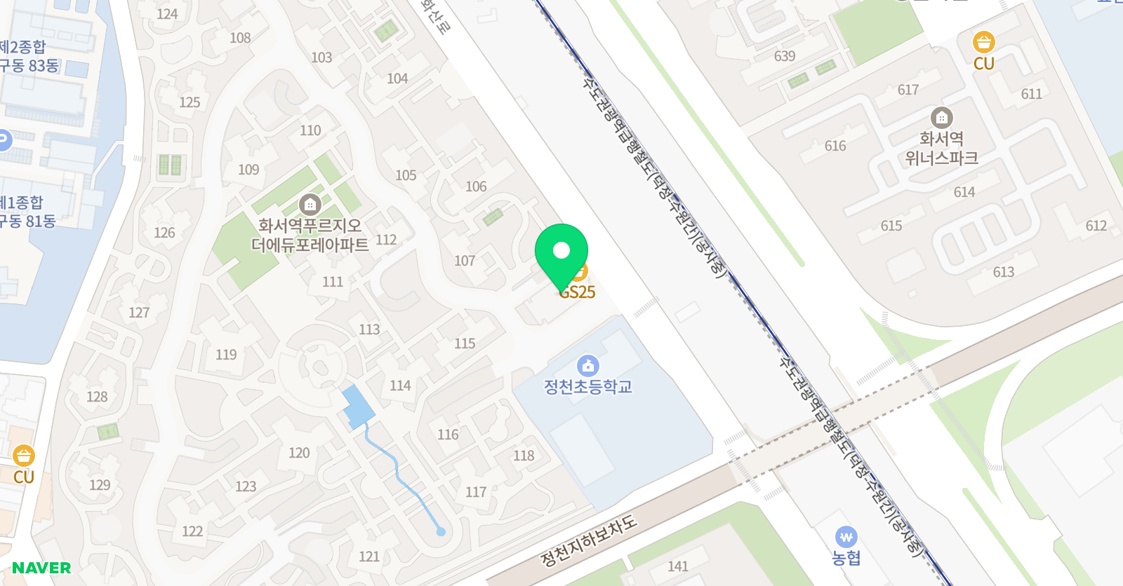 딱풀리는수학 행복한수학학원 위치