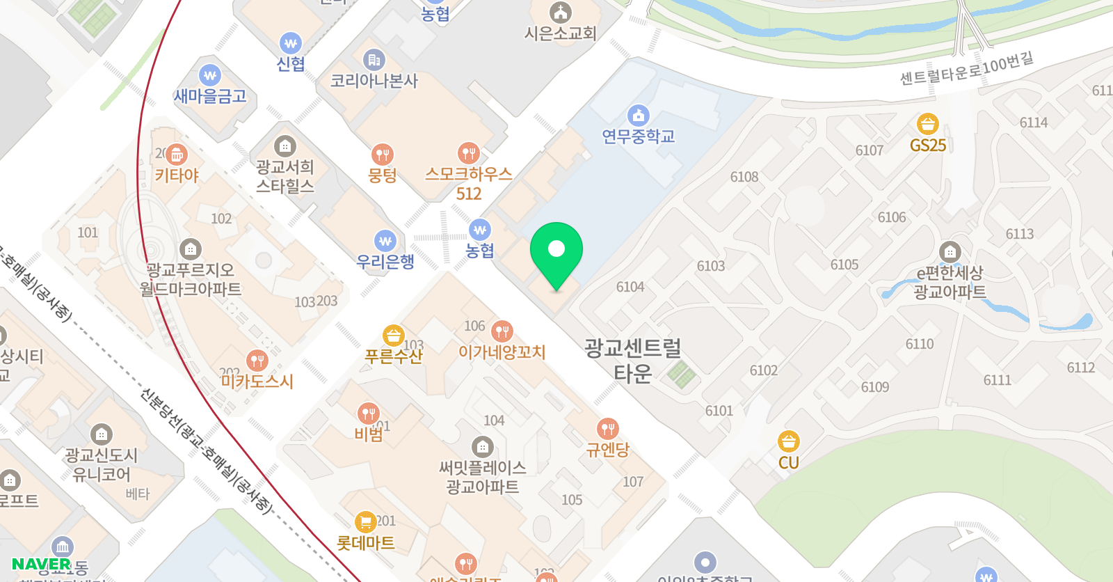 최강수학 광교중앙센터 위치