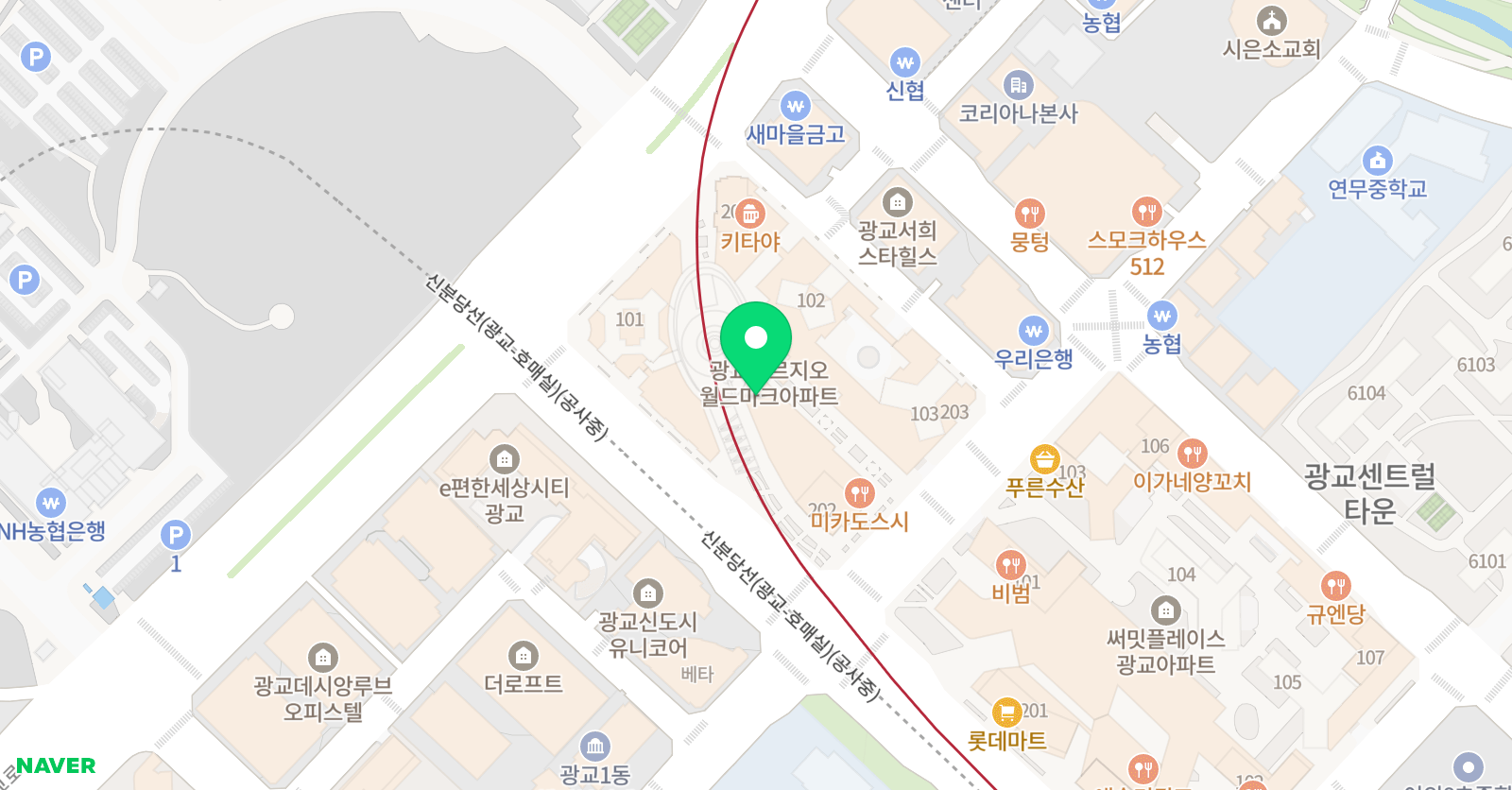 한우리 독서토론논술 위치