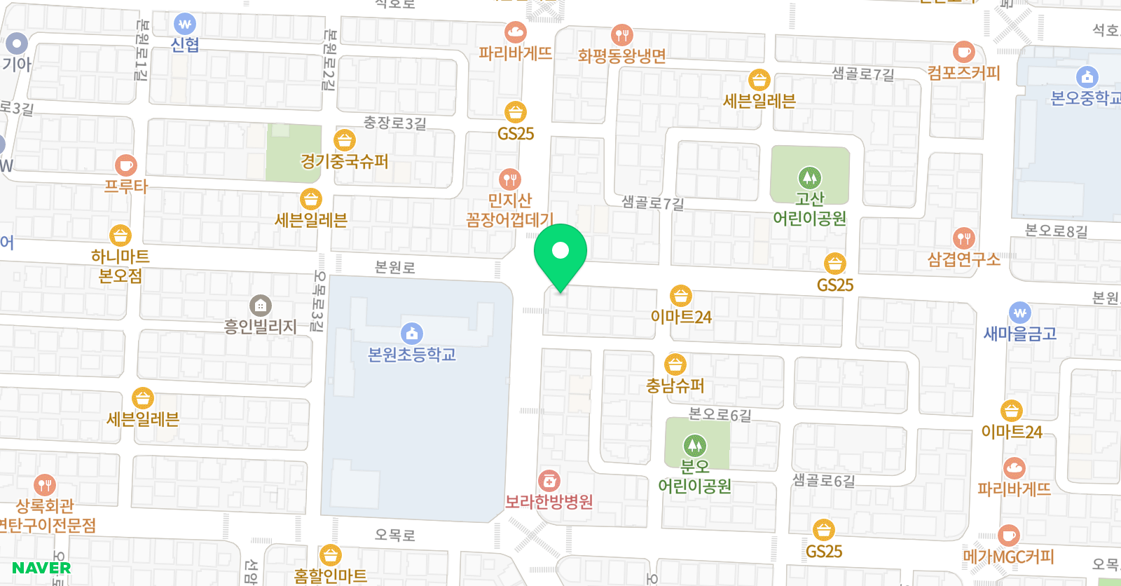 예본 음악학원 위치