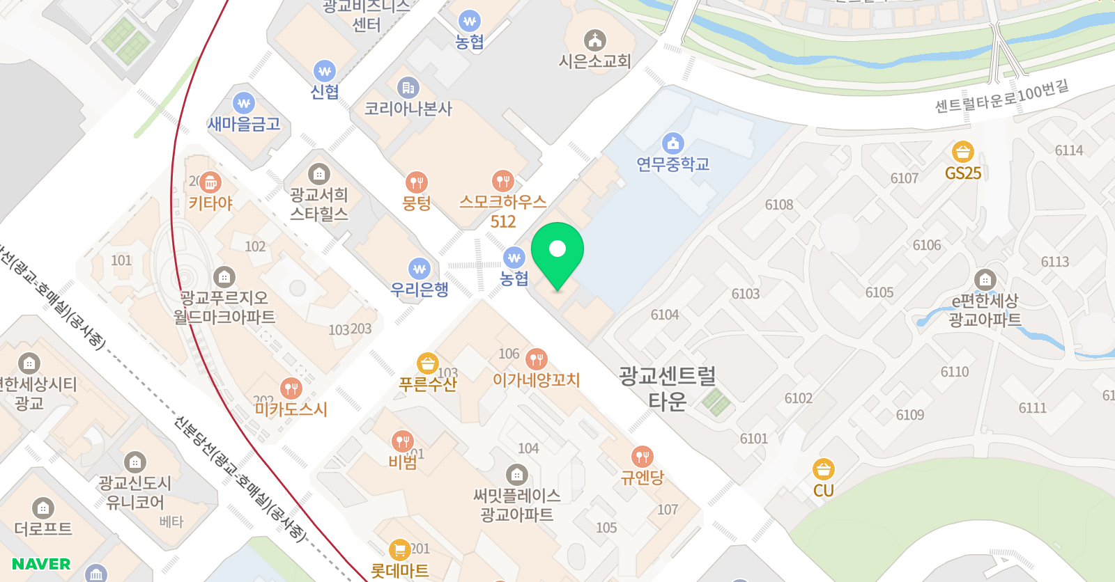 새론 학원 위치