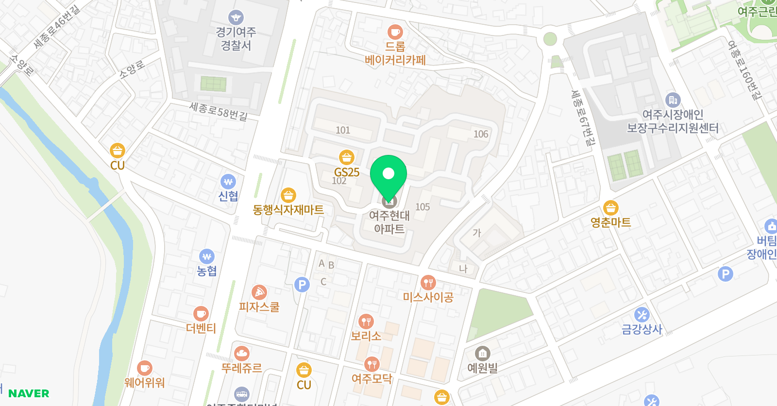 킴쌤 영어 위치