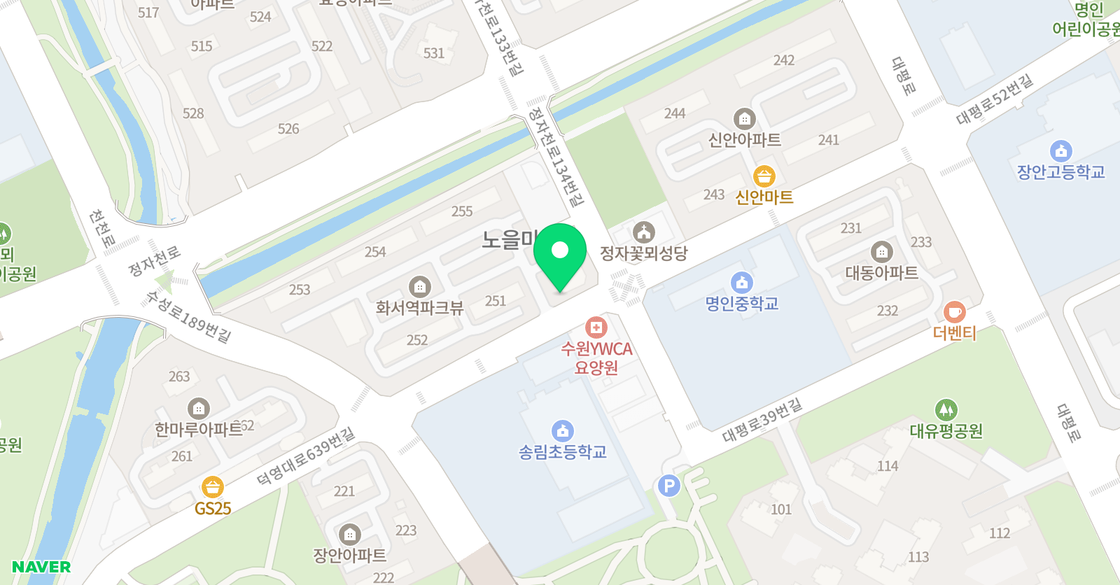 내일을여는 수학 위치