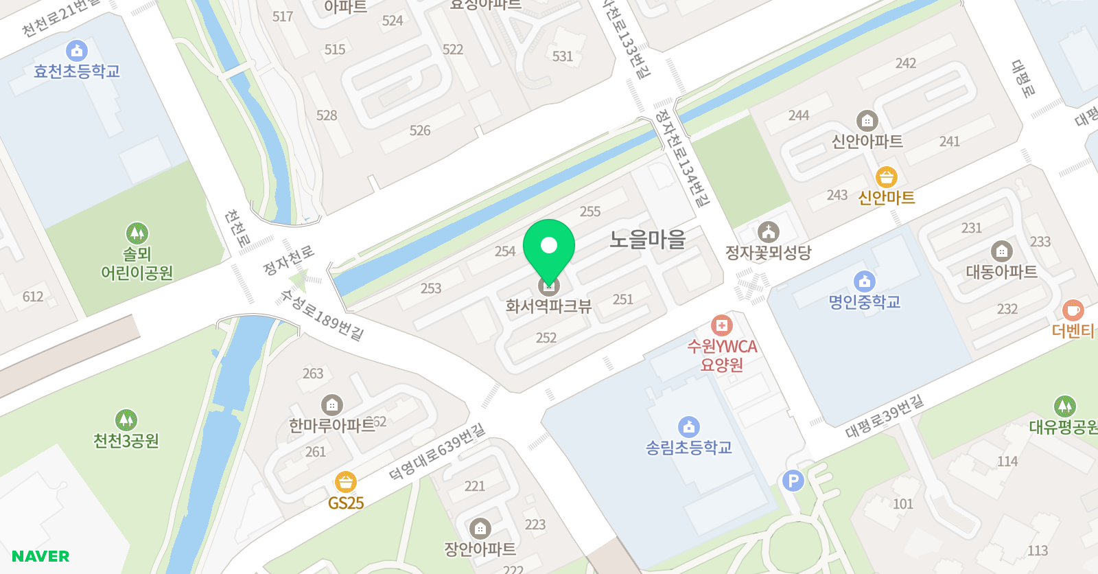 스마트해법 영어교실 송림교실 위치