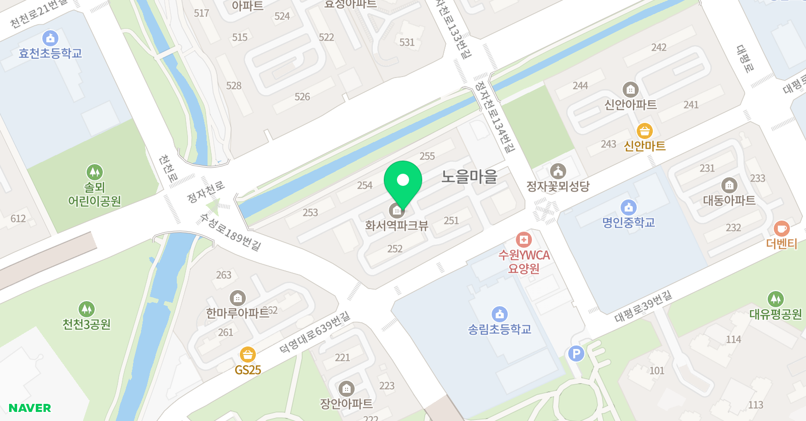 미래엔 영어 송림초점 위치