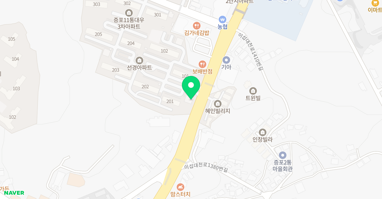 한우리 독서토론논술 이천지부 위치