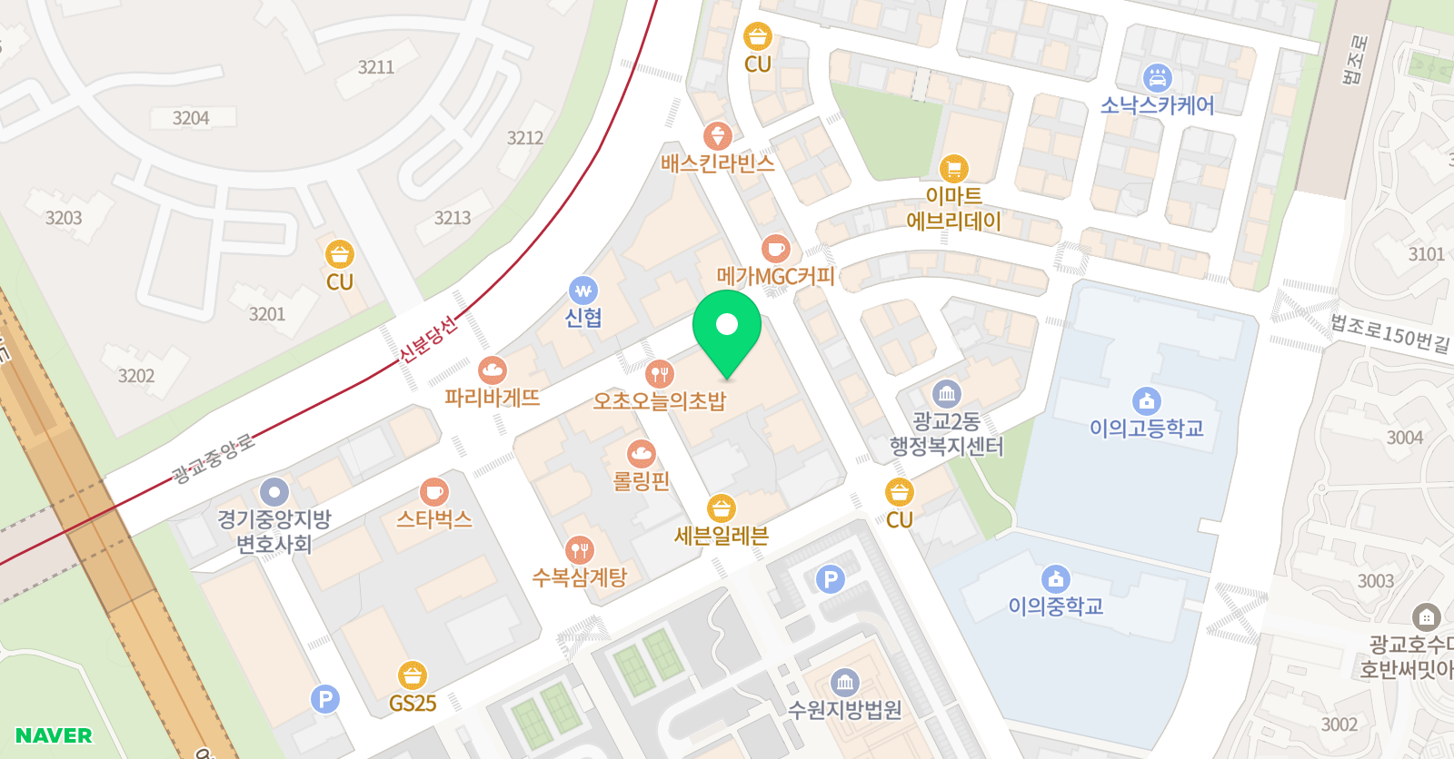수학의품격 학원 위치