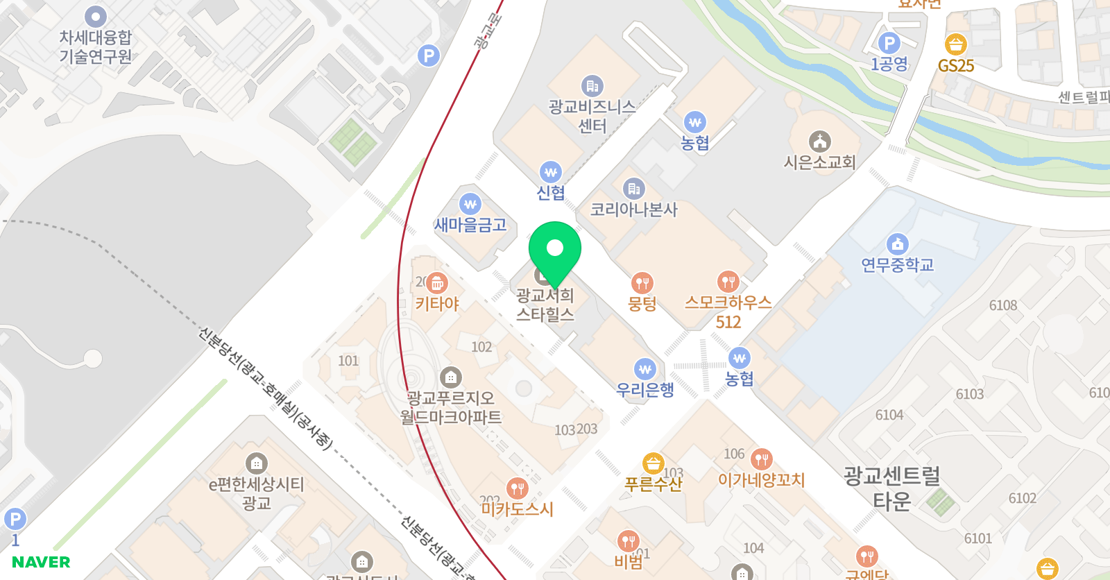 광교복싱킥복싱 러쉬클랜 위치