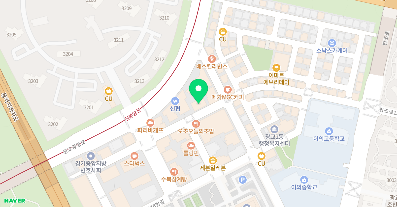 송태원1프로수학학원 위치