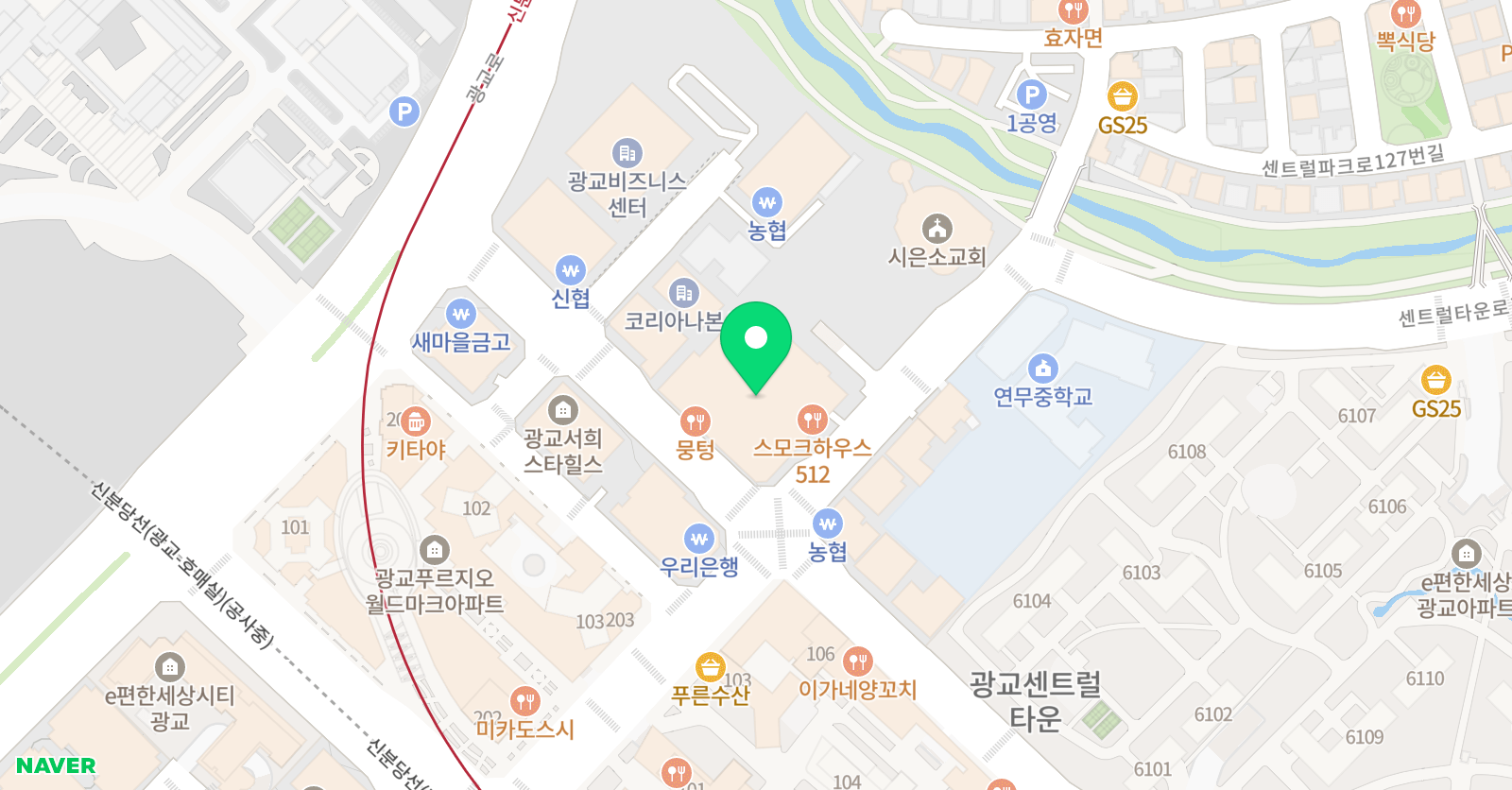 뮤아크아트칼리지 미술학원 위치