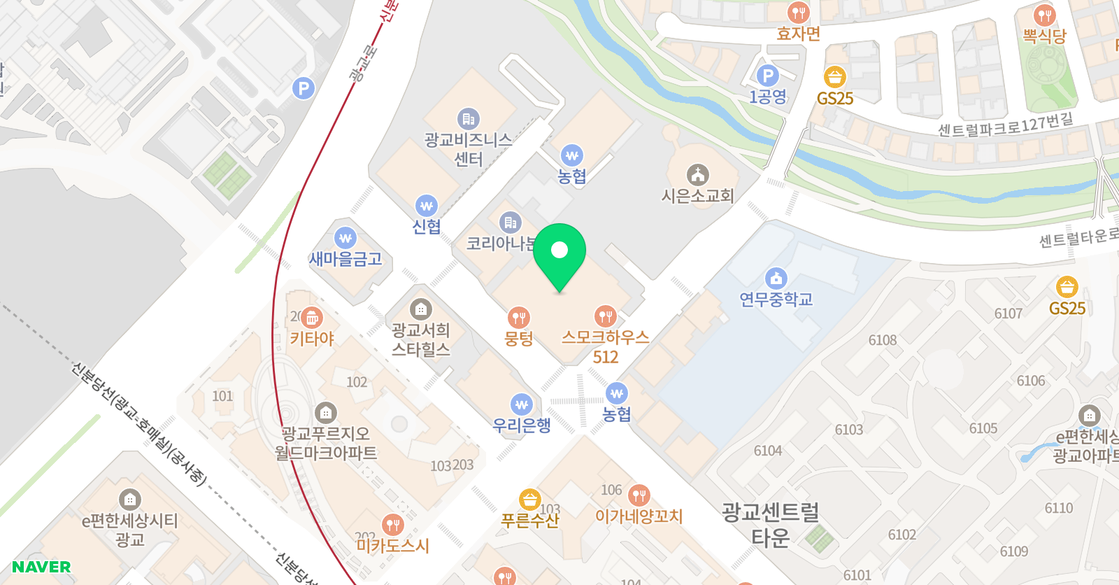 핀란드문해력연구소 수원광교직영점 위치