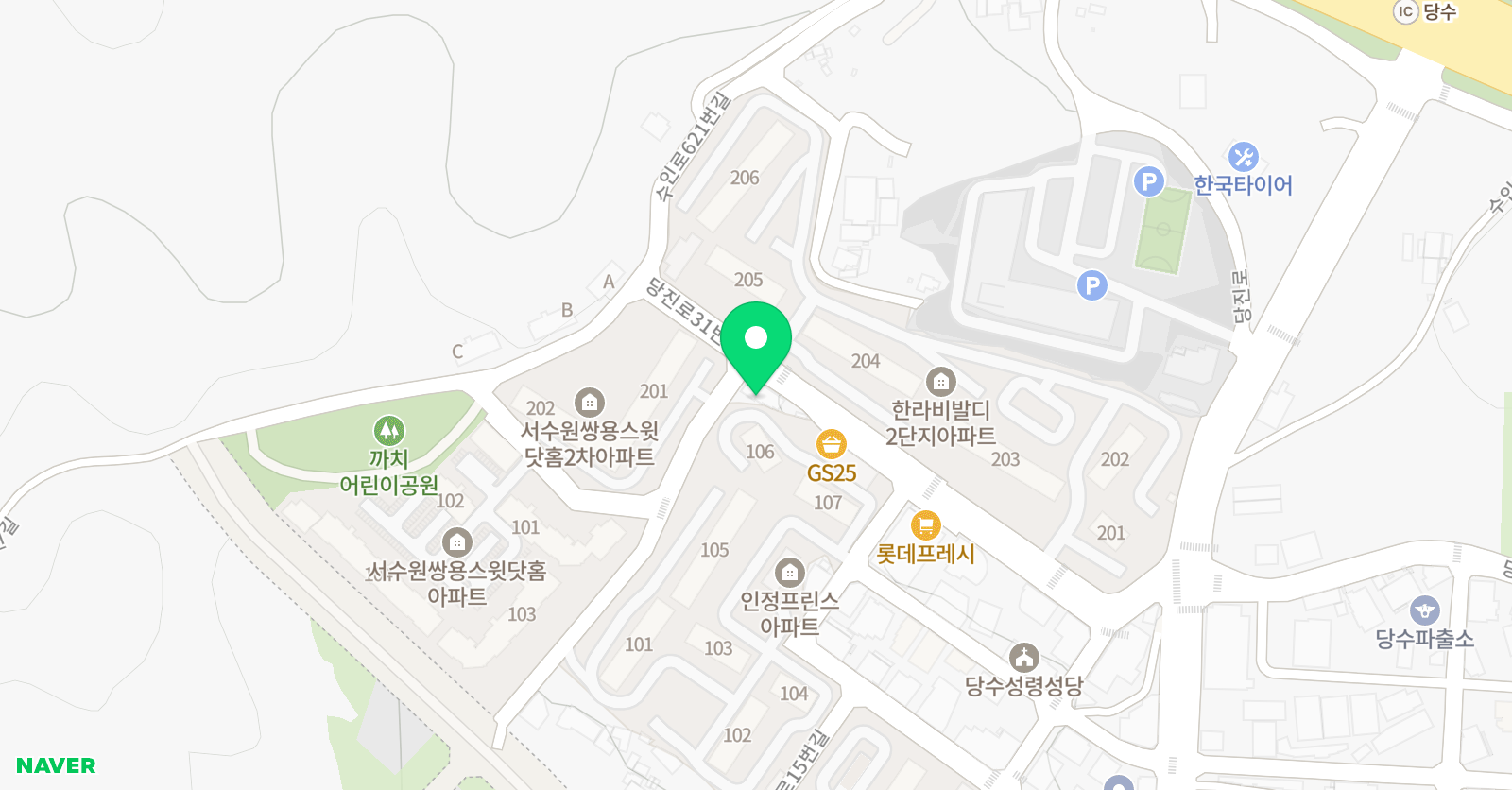 맥 수학학원 위치