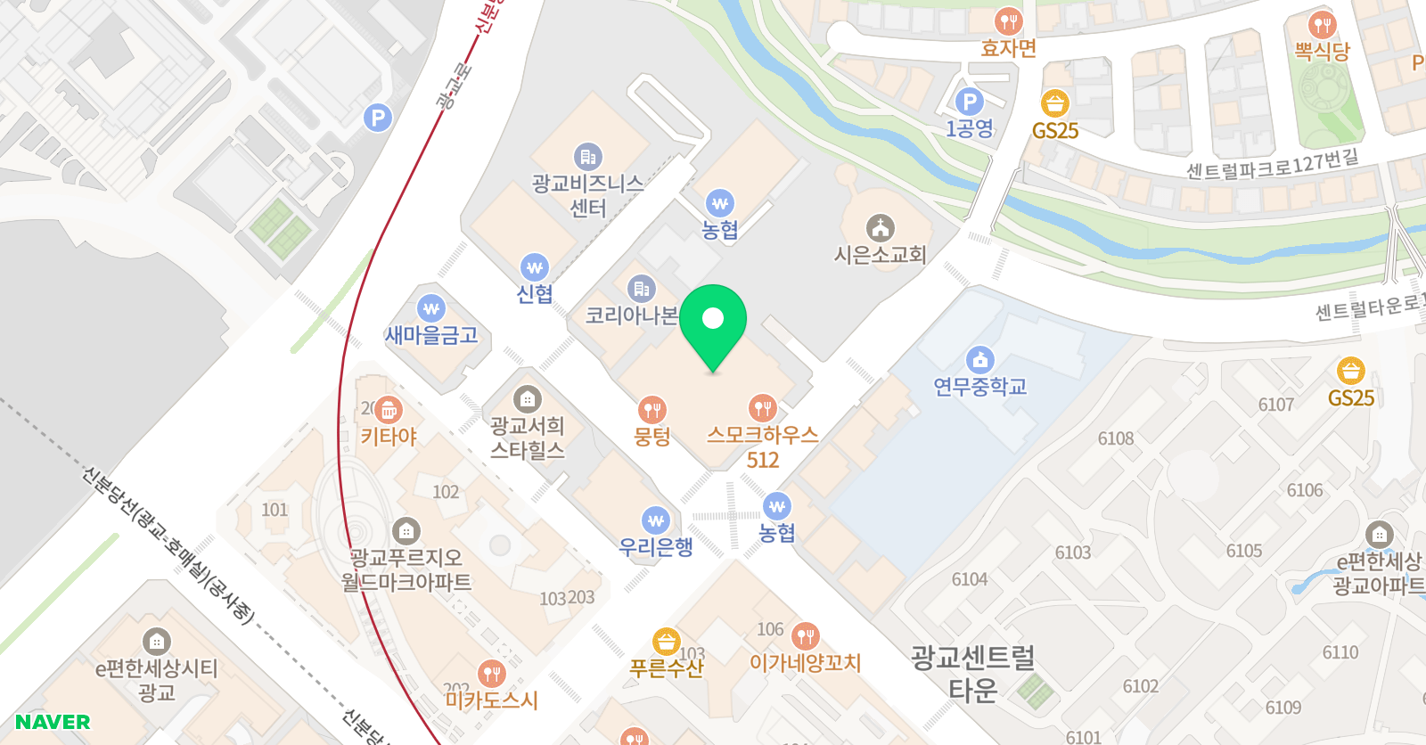 튼튼영어 베이비리그 경기광교체험센터 위치