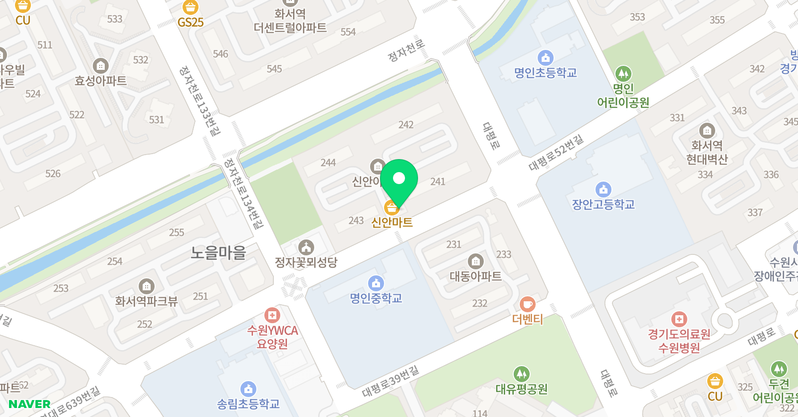 맑은음 음악학원 위치