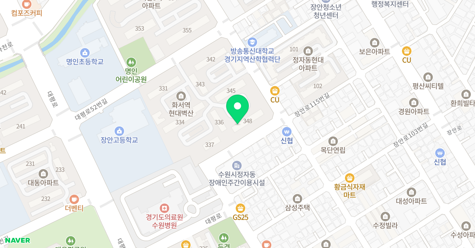 푸르넷 공부방 리쌤 위치