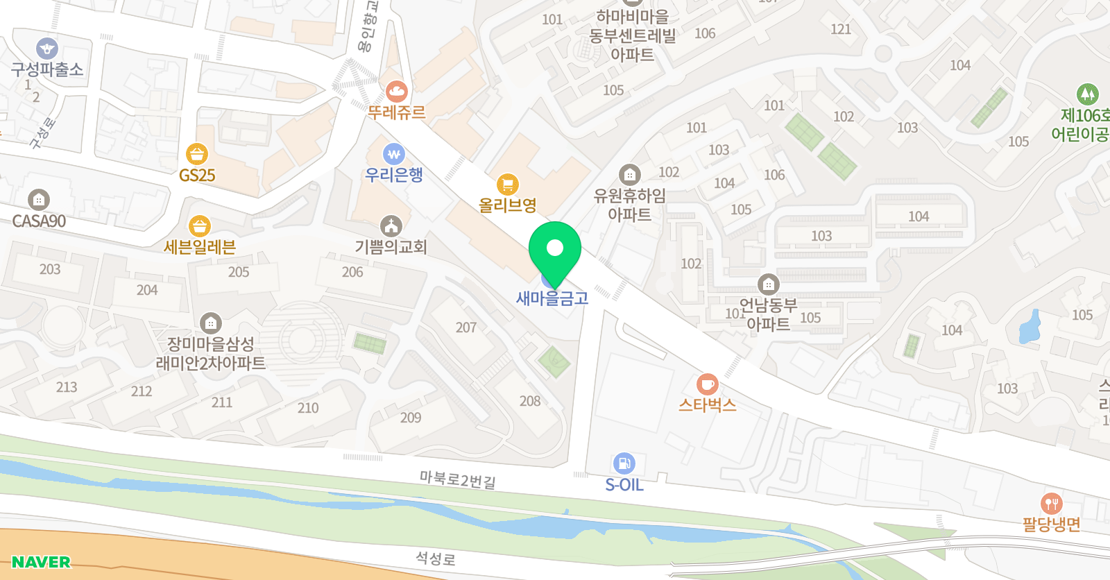 디자인핀 미술학원 위치
