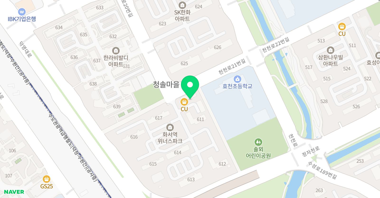 아트클로버 미술교습소 위치