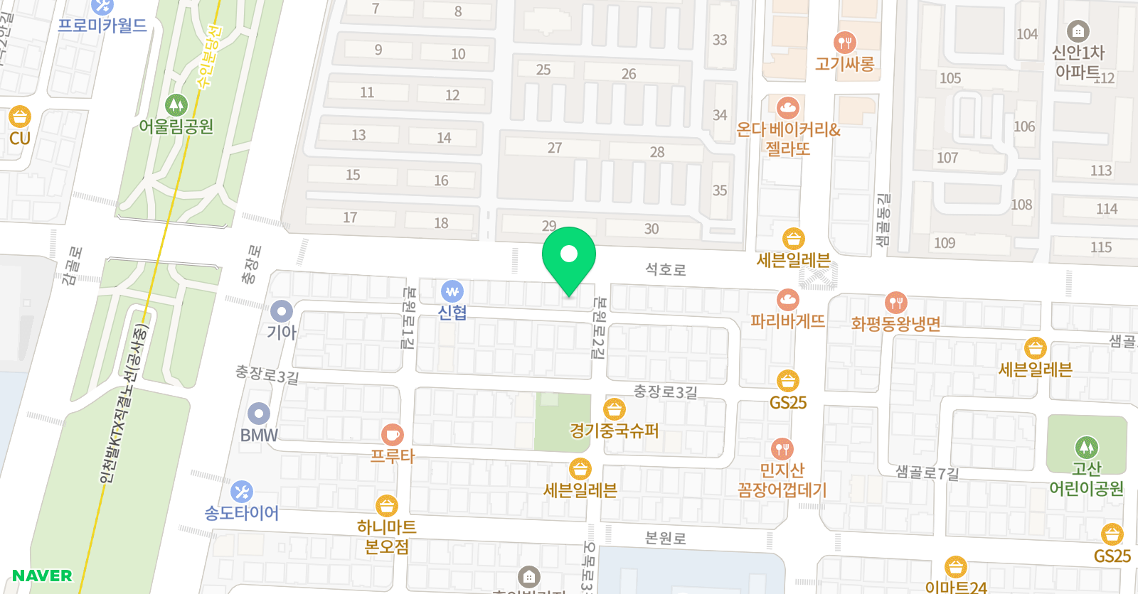 나우댄스 위치
