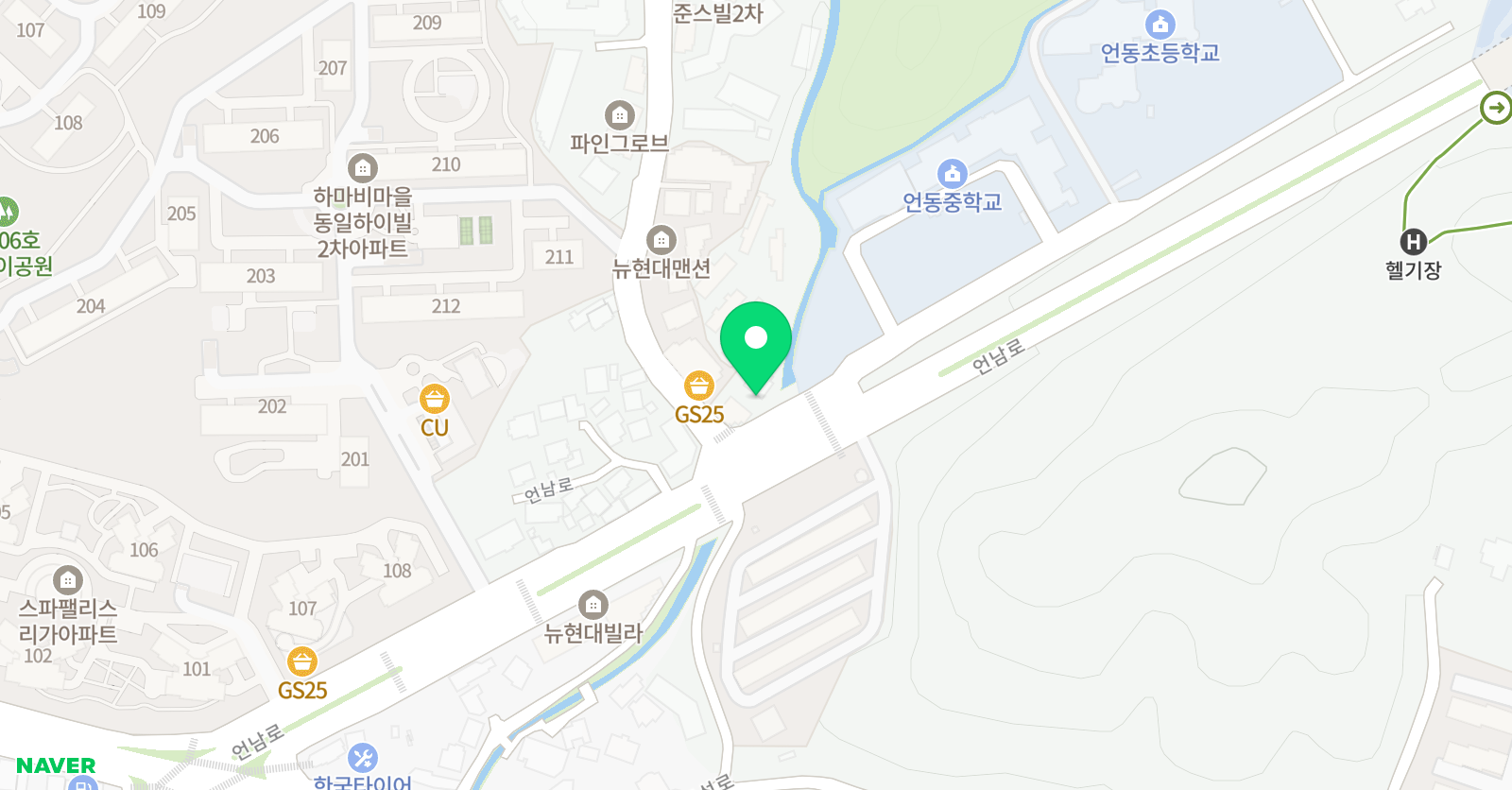 윤선생 우리집앞 영어교실 용인고진 위치