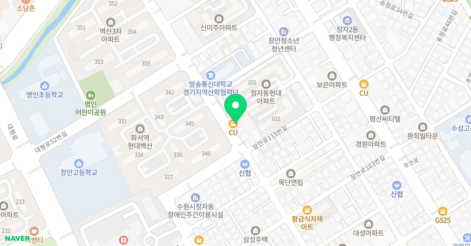 뉴탑올림피아드 학원 위치