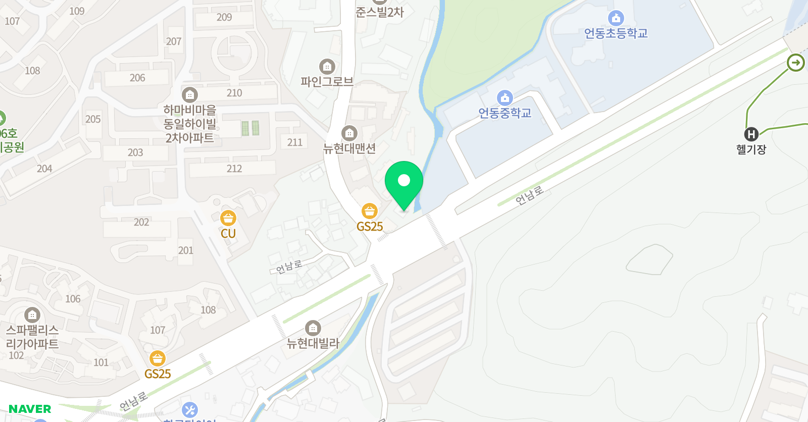 감각이자라는 미술 위치