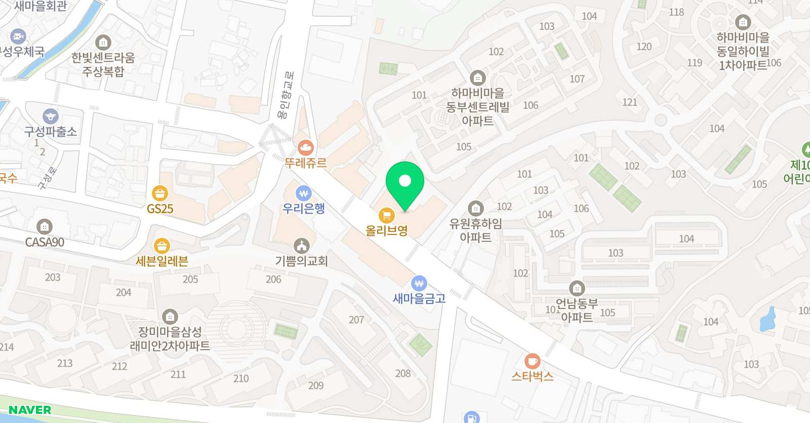 굿멘토 스터디학원 위치
